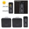 Self Powered Doorbell Black Battery Free Wireless Smart Elderly Pager