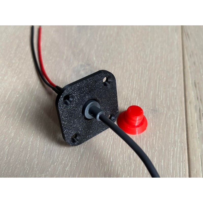 Starlink Mini DC Cable Weatherproof Female Socket- Panel Mount, 5.5