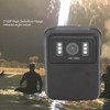 Körperkamera-Clip, Tragbare 2K-WLAN-Kamera, Wasserdicht, Nachtsicht mit 6 IR-Lichtern, Am Körper