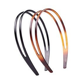 PACKOVE 6Pcs Toothed Slip Hair Double Row Headbands for Women and Chic Hair Accessories for Daily Wear and Special Occasions Durable and Stylish Design