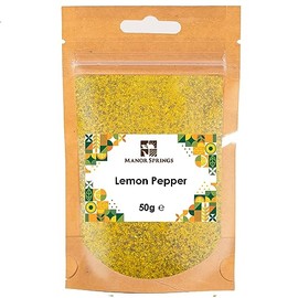 Lemon Pepper Seasoning 50g by Manor Springs