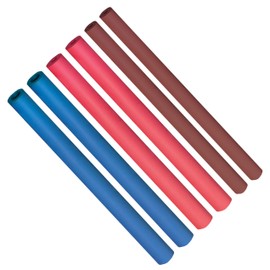 Rehabilitation Advantage Closed Cell Assorted Foam Tubing, 12 Inches Long, Set of 6