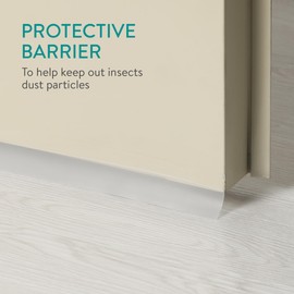 Navaris Weather Stripping Window Seal & Draft Excluder Set - Easy To Install Draught Stopper - Door Insulation Strip For Weatherproofing - Silicone & Rubber