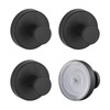 Luazvilkpsar Pack of 4 Suction Cup Hooks, Suction Hooks, Extra
