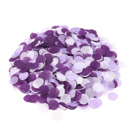 GoldRock Purple Confetti Wedding Birthday 6000 Pieces Confetti Colourful Table Decoration Birthday, Confetti Cannon Paper, Streamers Confetti for Carnival, Christening, Christmas, New Year's Eve