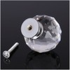 NUODWELL 8 Pcs Spherical Drawer Knob Crystal Pull Handles Cupboard