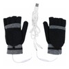 Full and Half Fingers Heating Gloves USB Fingerless Knitting Electric