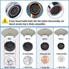 2025 Upgraded 304 Stainless Steel Faucet Aerator Key –Universal Fit