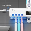 Smart UV Toothbrush Sterilizer & Holder with Auto Shutoff -