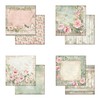 Stamperia Double-Sided Paper Pad 8"X8" 10/Pkg-House Of Roses, 10 Designs/1