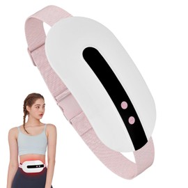 Perioden Wärmegürtel mit Massage, Heizkissen Kabellos Elektrisches Menstruations Wärmegürtel mit 3 Heizmodi, USB Heizkissen Akku zur Schmerzlinderung während der Rücken, unterleib/Magen