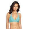 prAna Lahari - Camiseta de natación con Halter, Color Verde