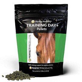 Perfect Prep EQ Training Day+ Pellets Show Safe Horse Calming Supplement (3 lb)