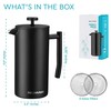 Belwares French Press Coffee Maker 50 OZ - Large Insulated