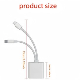 Multifunctional SD/TF/USB C Card Reader, 1 Count USB C Plug Card Reader, Fast Transmission Adapter for Home Office, Compatible with iPhone, iPad, Laptop