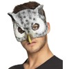 Boland 56735 Semi-Mask Owl Shaped 24 x 17 cm Grey