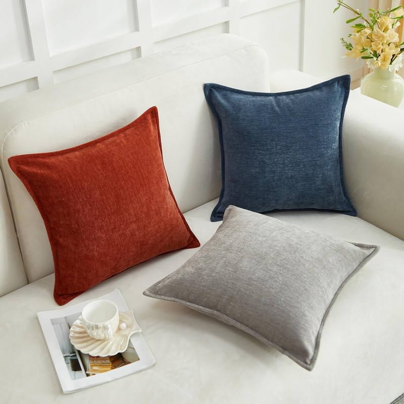 Sunday Praise Pack of 2 Chenille Fall Decorative Boho Pillow