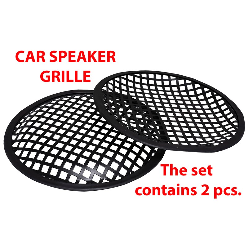 AERZETIX - C66076 Set of 2 Protective Nets for Speakers/Subwoofer