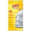 Glad Trash Bags, ForceFlexPlus Tall Garbage Drawstring Garbage Bags -