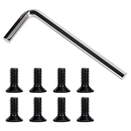 Replacement Screws for Delta and Shimano SPD Cleats – Suitable for Spin Bike Clipless Shoes (Clips Not Included) (Black)