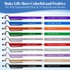 Sayglossy 100 Pcs Inspirational Pens Bulk Motivational Ballpoint Pen with