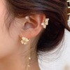 Butterfly Ear Cuffs Rhinestone Butterfly Ear Cuff for Women Ear