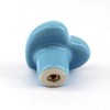 Flomore Blue Drawer Knob Ceramic Cabinet Knobs Kids Room Handle