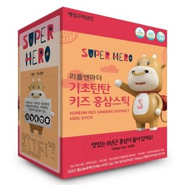 GaeseongGoryeoSamIn 개성고려삼인 리틀앤마더 기초탄탄 키즈홍삼스틱 100포 Gaeseong Goryeo Ginseng Little and Mother Foundation Solid Kids Ginseng Sticks 100 Pieces