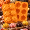 Pumpkin Silicone Mold for Fall Treats – 6-Cavity Tray for