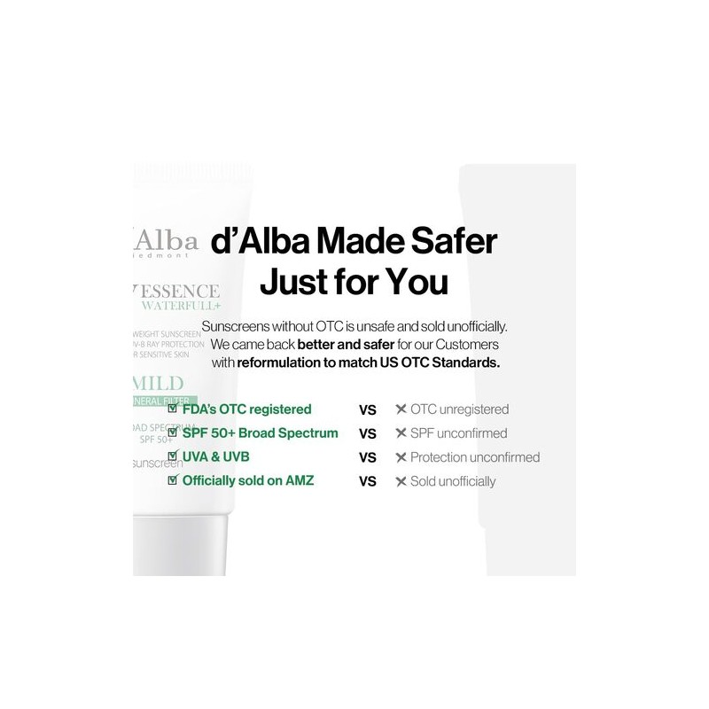 d'Alba [d'Alba]Waterfull Mild Sun Cream 50ml