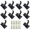 12 pcs Bath Panel Clips Plastic Kitchen Plinth Leg Clips