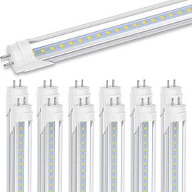 Romwish 3FT T8 LED Tube Light, Type A+B, 14W(=30W), 5000K Daylight, 1600LM, Plug & Play or Ballast Bypass, Double End Powered, T8/T10/T12 Fluorescent Replacement, 36 Inch, Clear, 12 Pack