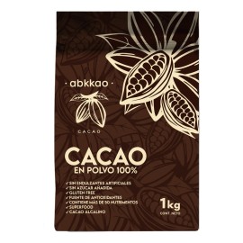 Cacao En Polvo Puro Abkkao De 1 Kg