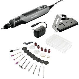 Takagi EARTH MAN Hobby Router with Stand HRT-1802A Mini Router, Pen-shaped, Tool, Bit, Buffing, Whetstone Set, Carving, Metal, Polishing, Cutting, Modeling, Crafts, Outlet Type, Stepless Speed