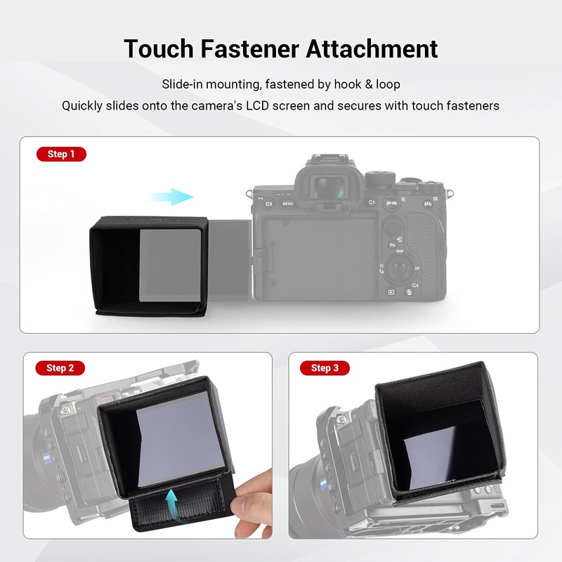 SmallRig Screen Hood Sun Hood Sunshade for Sony Alpha 7