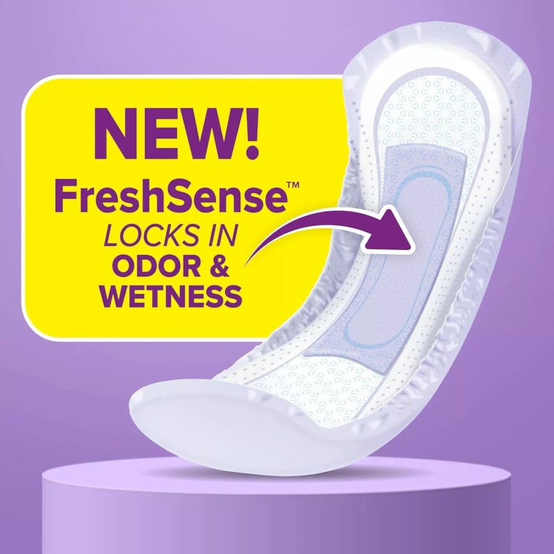 Poise Incontinence Pads for Women - Long 90 Count -