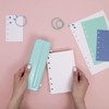 Craftelier - Turquoise Blue Adjustable 6-Hole Punch Compatible with Different