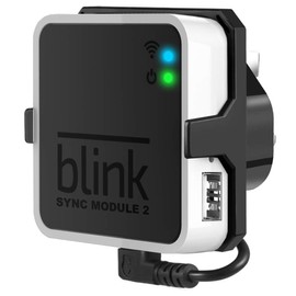 Outlet Wall Mount for Blink Sync Module 2- Blink Accessories for Blink All-new&Blink XT2&Blink XT Outdoor and Indoor Home Security Camera Mount with Short Cable (Black)