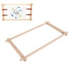Cross Stitch Frame Rectangular Removable Wood Needlework Stretcher Frame Quilting