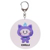 TRUZ Big Acrylic Key Chain / CHILLI LINE FRIENDS