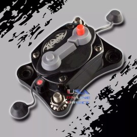 Xscorpion 200 AMP MANUAL RESET INLINE POWER CIRCUIT BREAKER WITH LED INDICATOR 12VOLT USA