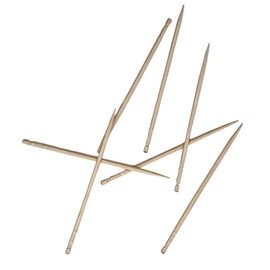 10000 Qty BiteMyWood Birchwood Single Point Toothpicks in Cardboard Sleeve