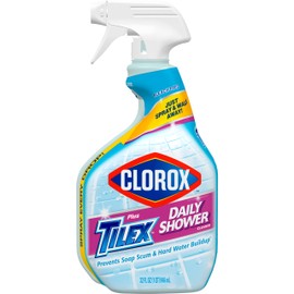 Clorox Plus Tilex Fresh Daily Shower Cleaner, 32 Ounce Spray Bottle (Package May Vary)
