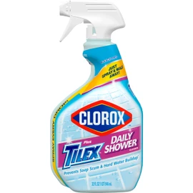 Clorox Plus Tilex Fresh Daily Shower Cleaner, 32 Ounce Spray Bottle (Package May Vary)