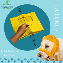 Pawcratean Adjustable Dog Pet Shower Cap Bath Cap Waterproof Ears Covers Overhead Ears Protection