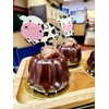 200pcs Mini Golden Cake Boards Round and Square Cupcake Base