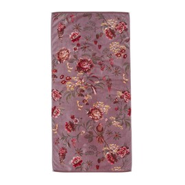 Pip Studio Secret Garden Bath Towel Mauve 70 x 140 cm