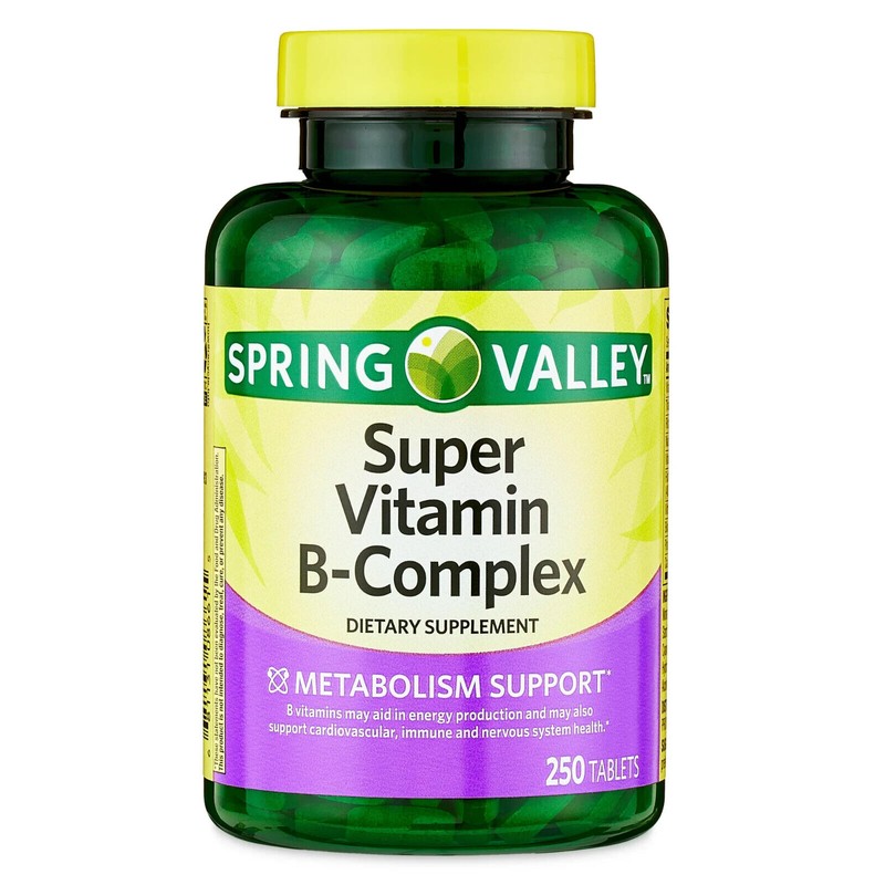 Spring Valley Super Vitamin B-Complex, 250 Tablets