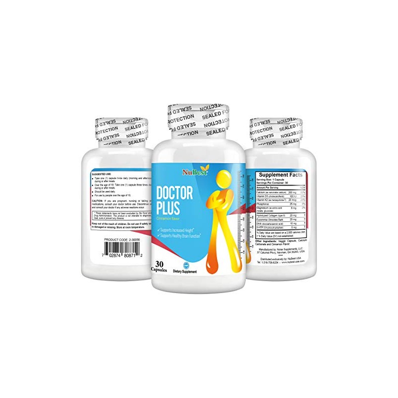 Doctor Plus – píldoras de crecimiento de altura máxima natural