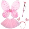 Fairy Wings Costume Kids, Fairy Costume Fancy Dress Up Tutu